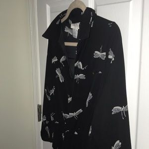 Dragon fly pattern dress